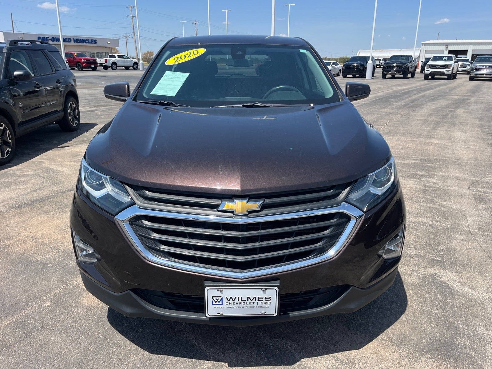 Used 2020 Chevrolet Equinox LT with VIN 2GNAXKEV9L6151857 for sale in Altus, OK